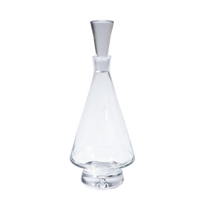 Tall Fat Bottom Decanter-Clear