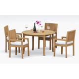 Maldives Outdoor 5 - Piece Teak Dining Set