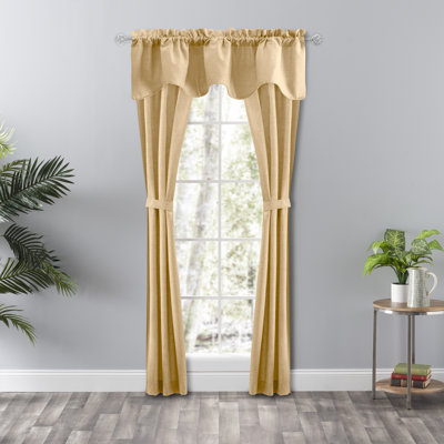 Lisa Cotton Blend Room Darkening Curtain Pair
