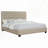 Upholstered Eastern King Panel Bed