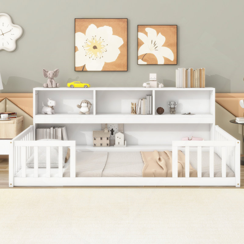 Jiah Yes Bed, Twin, White