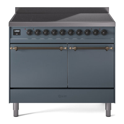 ILVE Nostalgie II Series 40 inch Induction Range with 6 Induction Elements (Solid Door)
