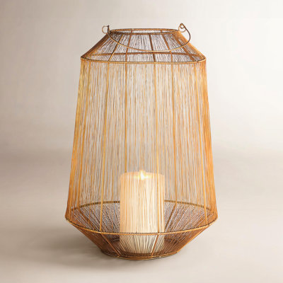 Metal Lantern Candle Holder