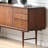 Industrial Minimalist Solid Wood Sideboard