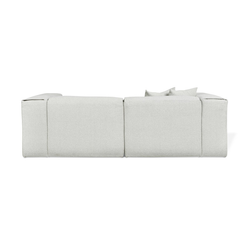 Nest Modular 3-PC Sectional, Fog Boucle