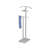 Shalika Metal Suit Valet Stand, Clothes Rack, Clothing Organizer, Jacket Hanger, and Shelf