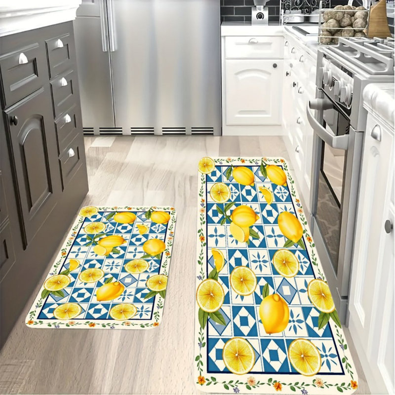 Tapis de cuisine 2 pièces