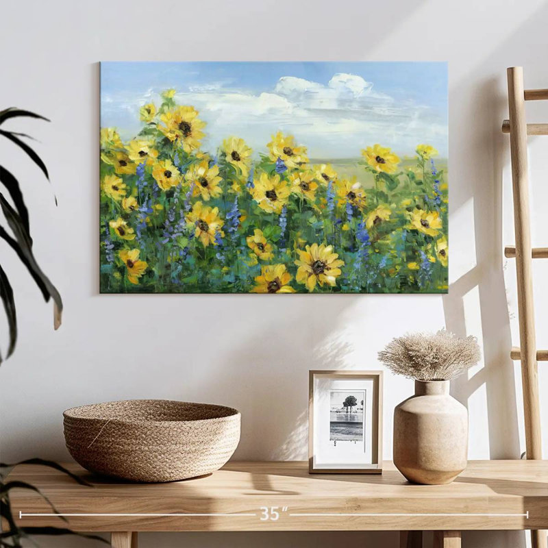 Tournesols pour toujours, H 16 po x l 24 po