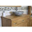Sofia 1000 mm Freestanding Single Vanity with Vessel Stone Basin-36123212