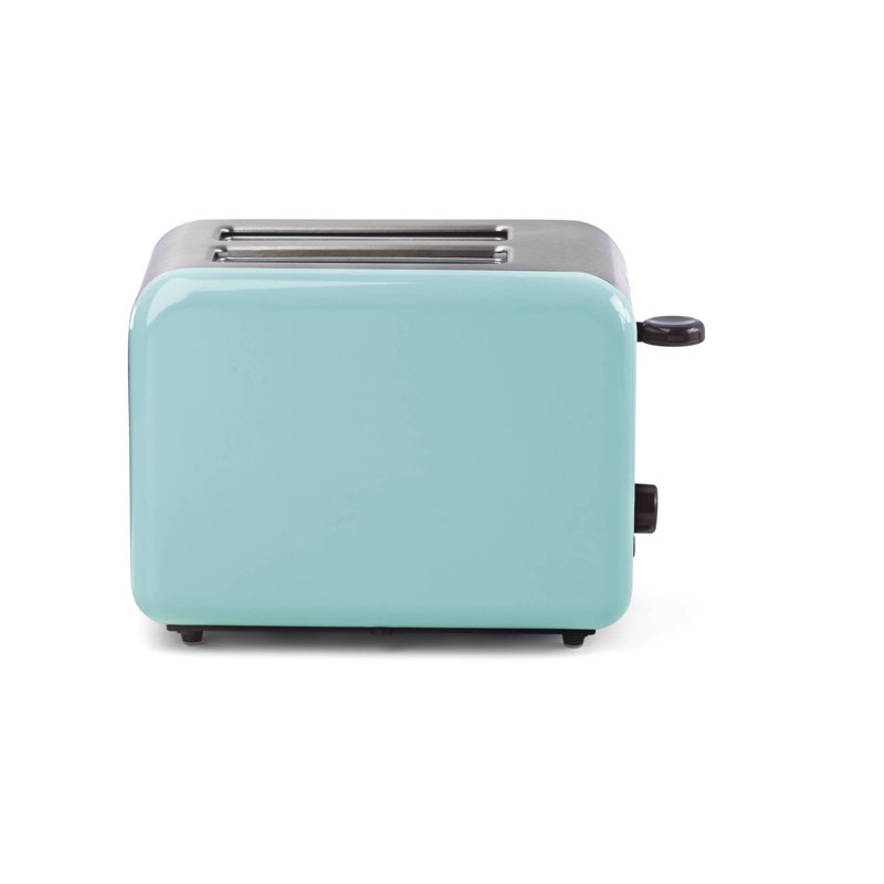 Grille-pain 2 tranches tout en bon goût, Turquoise