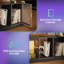 70" Modern Tv Stand For Tvs Up To 80 Inch With Led, Adjustable Shelf & Translucent Doors-1125317928