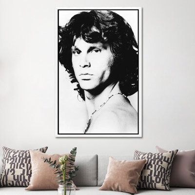 Jim Morrison Pose I by Radio Days - Print on Canvas