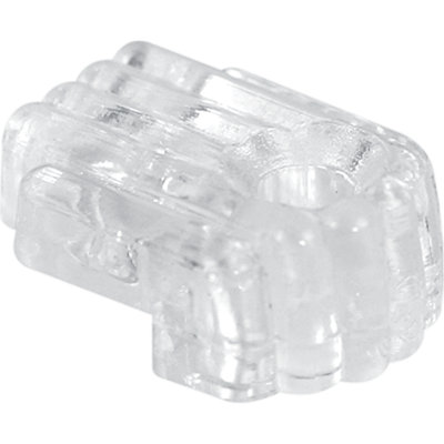 Prime-Line Clear Acrylic Mirror Clips (6 Pack)