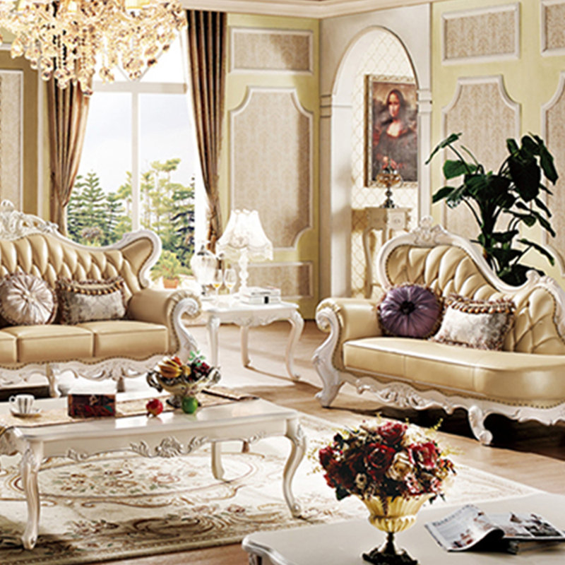 European Neoclassical Luxury Lounge Chair Upholstered Chaise Lounge