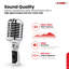 Microphone rétro à 5 cœurs classique dynamique professionnel XLR Studio-92388966