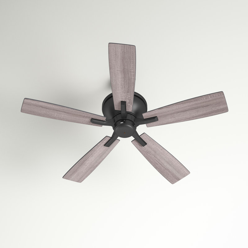 Mandy 52 in. Bronze Indoor Rod Mount Farmhouse Ceiling Fan with Reversible Driftwood-Dark Maple Blades, Dimmable LED Light Kit and Remote Control, 3 Speeds, Clear Seeded Schoolhouse Glass Shade