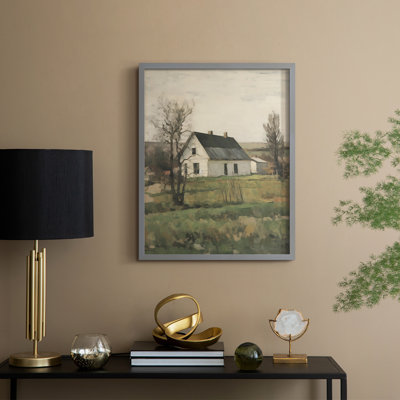Vintage Landscape XI Framed Print - Solid Wood