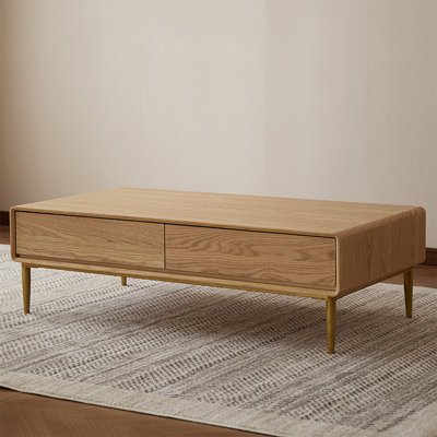 Modern simple rectangular storage coffee table