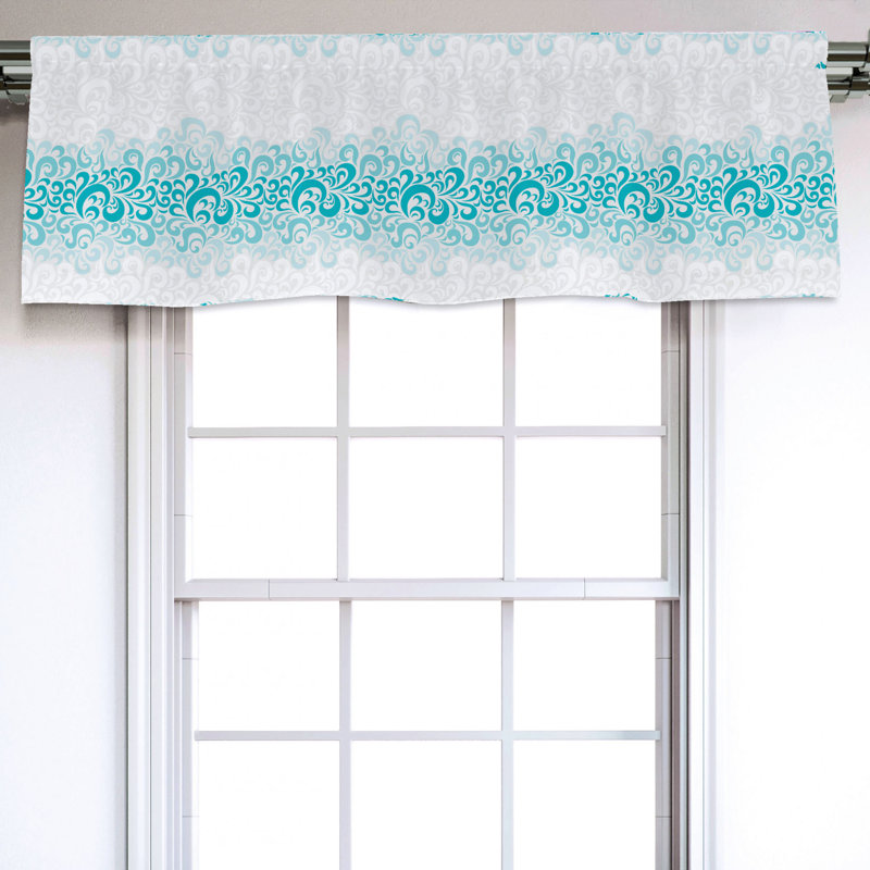 Sateen Ruffled Window Valance