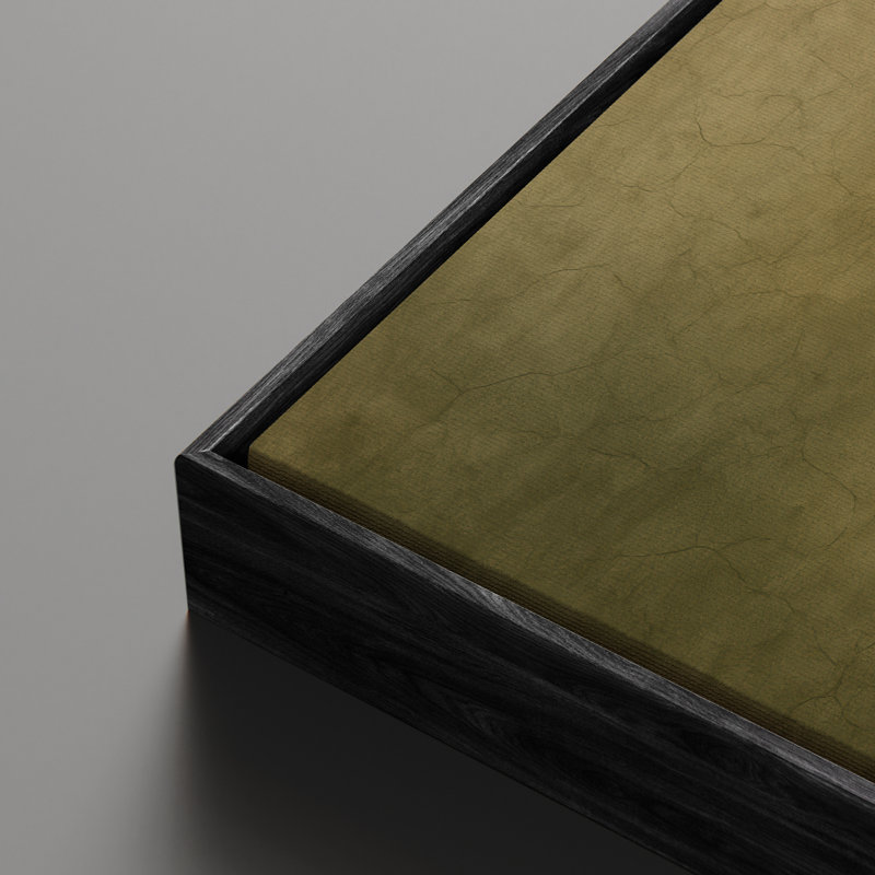 Framed Canvas Wall Art - Vintage Abstract Wall Prints for Bedroom ", Black, 24" H x 16" W