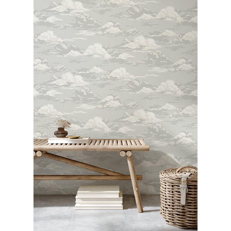 Papier peint Cumulus Clouds, Gris