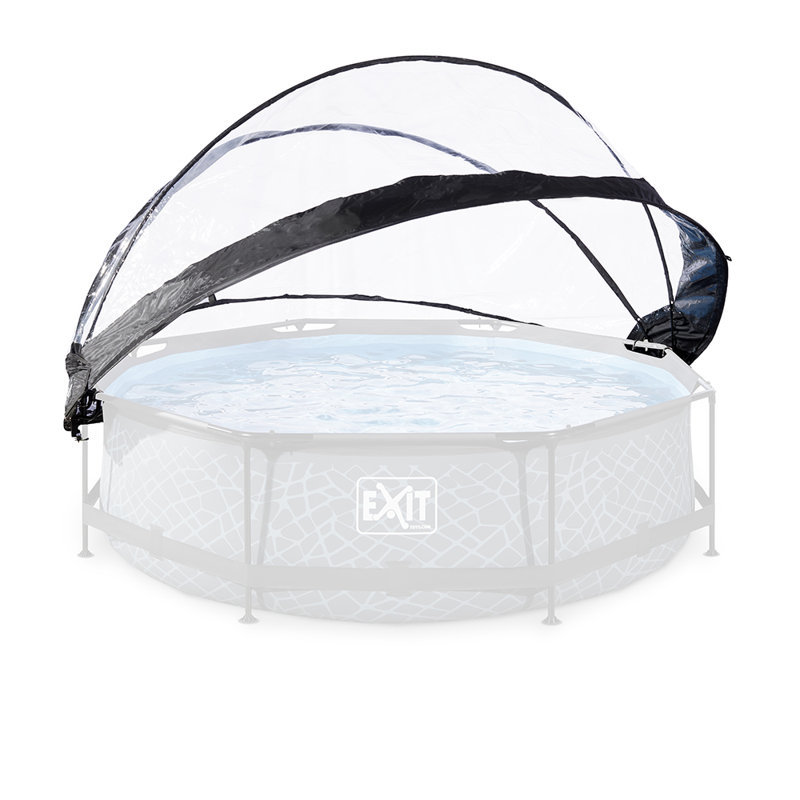Steel Round Frame Set Pool H x W x L, 175" H x 320" W x 320" D
