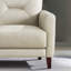 Fauteuil club en cuir grainé de 34 po de large Brycelynn-507317138