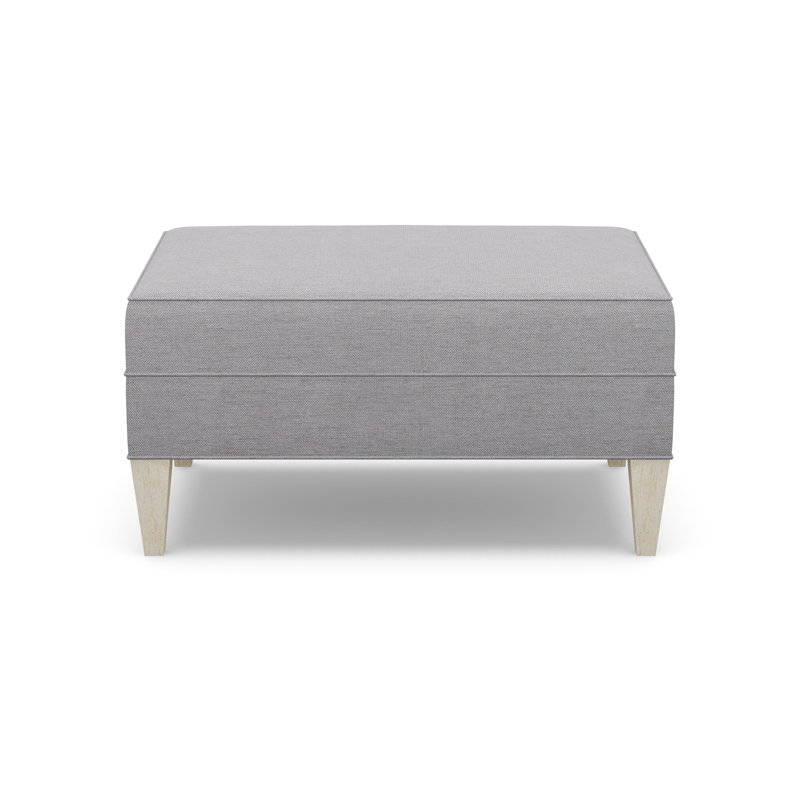 Ottoman, Sandstone, Gray Polyester