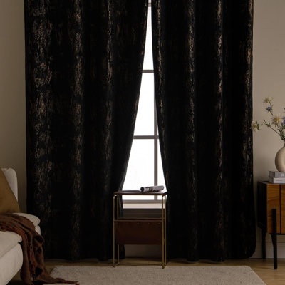 Velvet Room Darkening Curtain Panel Pair