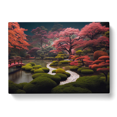 Japanese Garden Pond Vol.5 - Wrapped Canvas