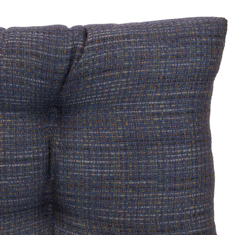 Coussin de banc antidérapant Omega, En jean, L 33 po x P 14 po
