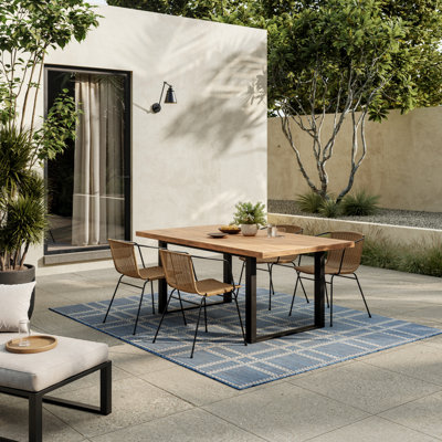 Akyla Plaid Indoor / Outdoor Area Rug