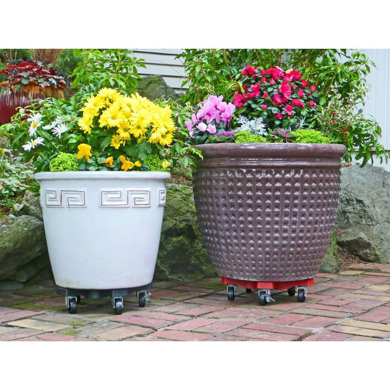Denson Caddy Plant Stand, 16", Black