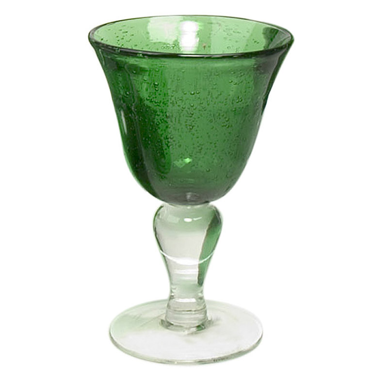 8 oz. Abingdon Verre à pied en verre, Vert