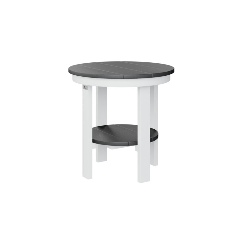  Table de salle à manger, H 21 po x l 21,5 po x P 21,5 po, Noir