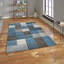 Brooklyn area rug Machine Woven Rectangle Blue/Grey-24398553