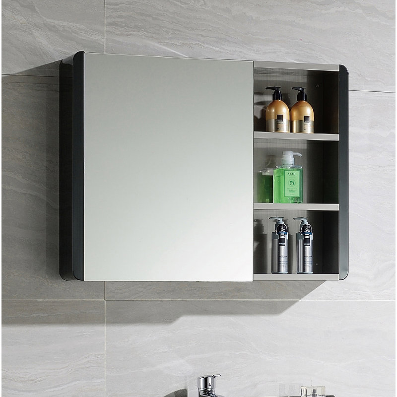 Donatello 31.5'' W Mirrored Medicine Cabinet, 23.6" H x 31.5" W x 5.5" D