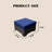  Set of 2 Outdoor Wicker Patio Ottomans with Cushions, 300 LBS Multi-Purpose Footrest Stool, Weather-Resistant Accent Seat with Removable Cushion for Backyard, Porch, Deck, Navy blue-979919712