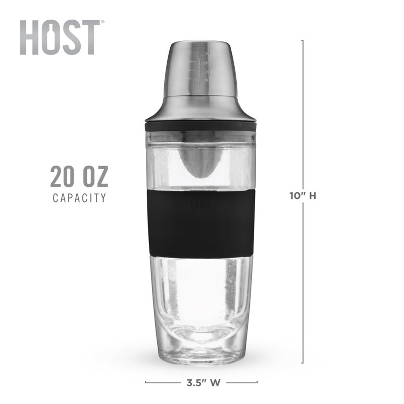 Shaker à cocktail froid en noir