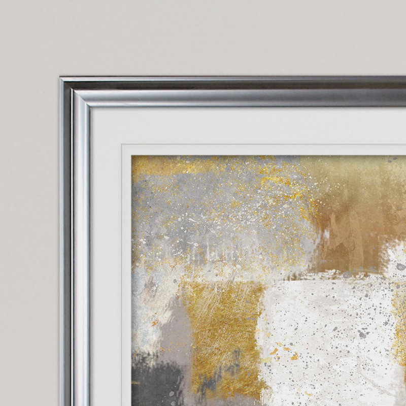 « neutrelle », impression, Argent, H 31 po x l 43 po x P 1,5 po