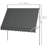 Outsunny D Polyester Cover Retractable Patio Awning-98260132-96548092