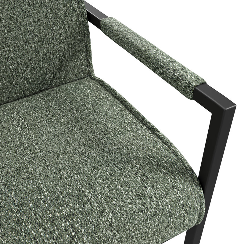 CLEAVER DINING CHAIR WITH ARMS, Green