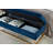 58.6" Bed Bench Metal Base With Storage Pink Velvet-966425487