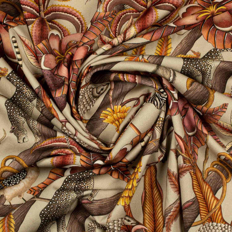 Ardmore Linen Fabric, Plum