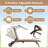 Patio Heavy-Duty Adjustable Chaise Lounge Chair With Canopy Cup Holder And Wheels