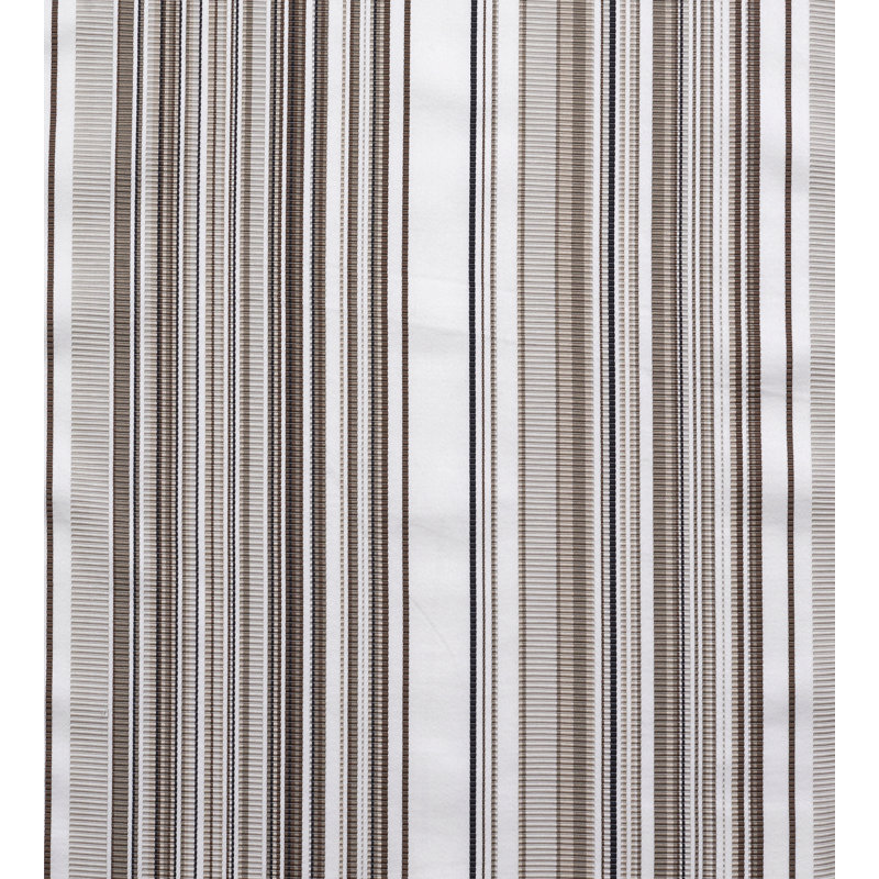 Stripe Mania Cotton Blend Fabric, Bright Beige