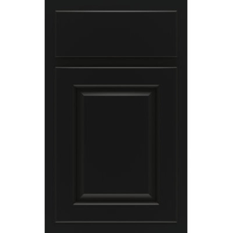 Dwelling Value Elmhurst Door Sample, Black, Oak