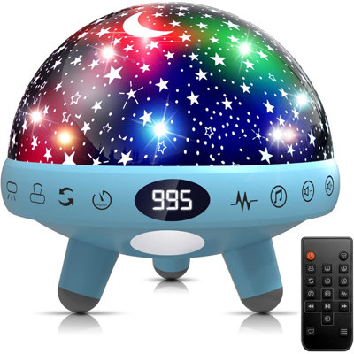 Night Light for Kids Room with Sound Machine Baby Night Light Star Projector White Noise Machine for Sleeping Soother Nursery Lamp 9 Natural Sounds 20 Lullabies with Remote Timer