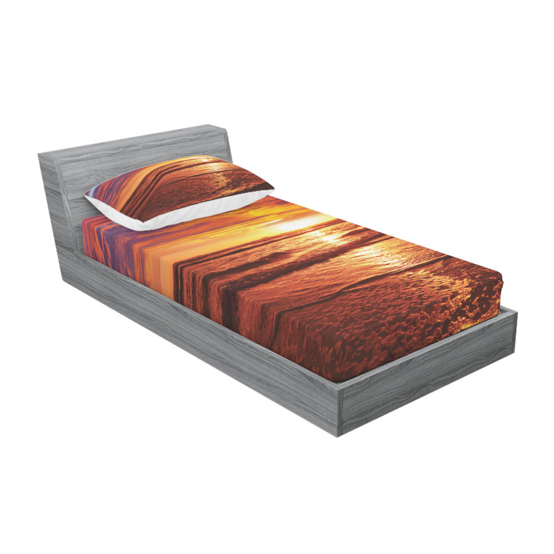 Microfiber Sheet Set, Twin XL Sheet Set with Fitted Sheet