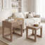 Limestone Tidore 2 Piece Nesting Bedside Table Set with Drawer-116644037